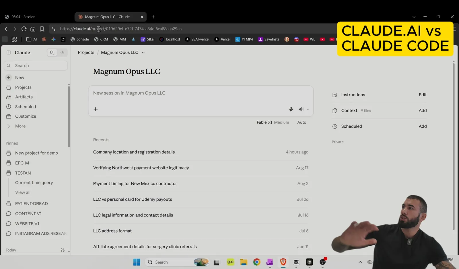 Training session comparing Claude.ai and Claude Code